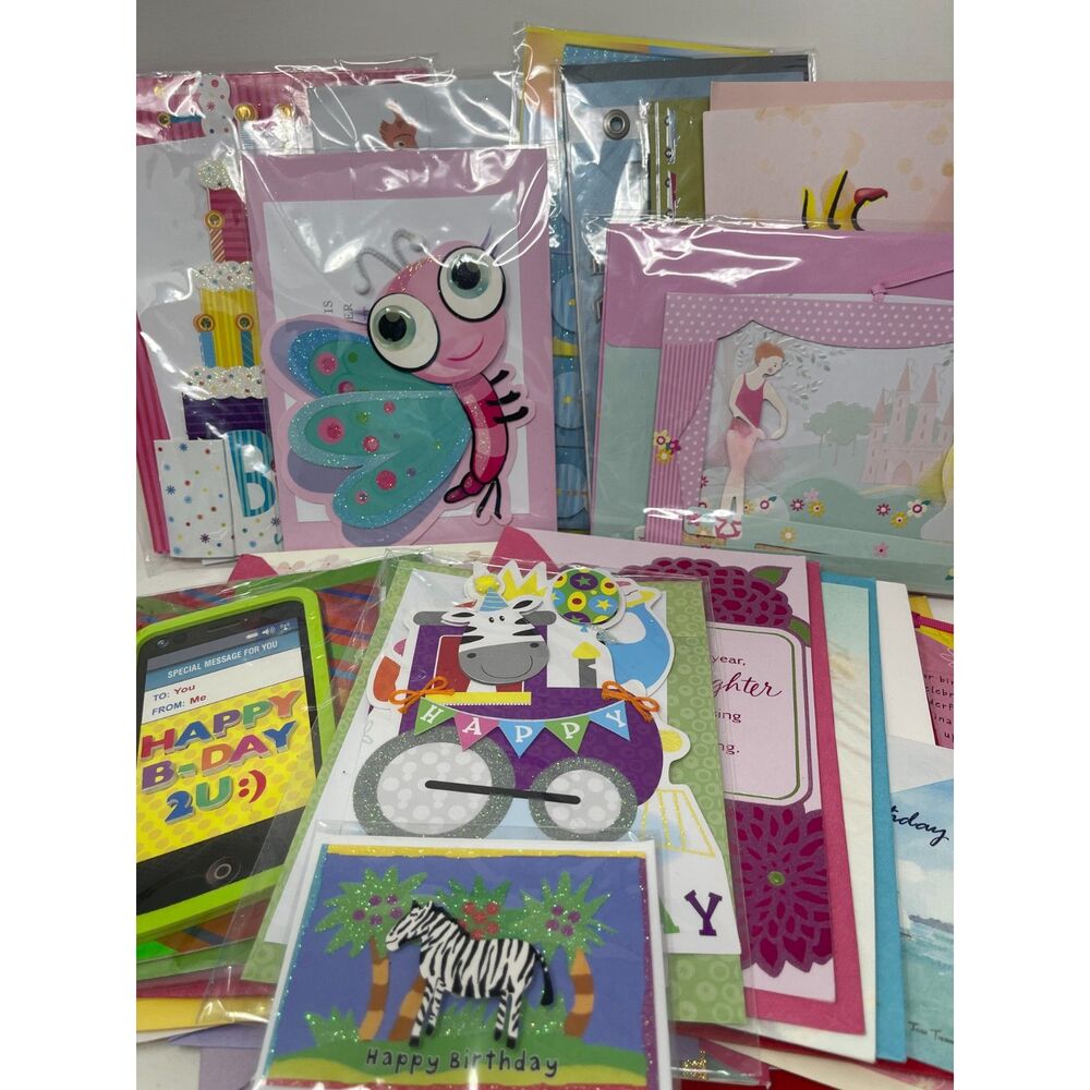 Lot 27 New Greeting Cards Variety, Assortment Paper Magic Group, Hallmark +